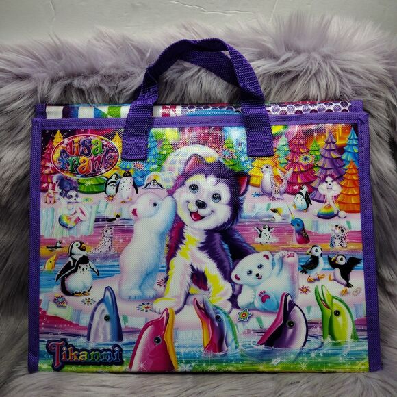 Lisa Frank Other - Lisa Frank Tikanni Husky Trifold Portfolio Storage Case Folder School Art 2022